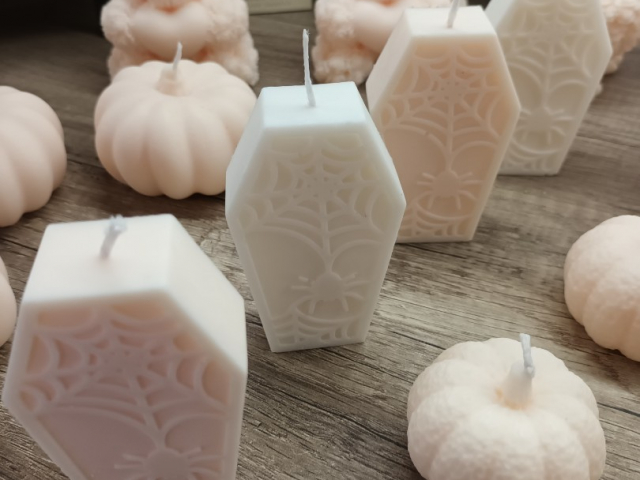 Nouvelle collection de bougie halloween chez votre fleuriste de Giberville 